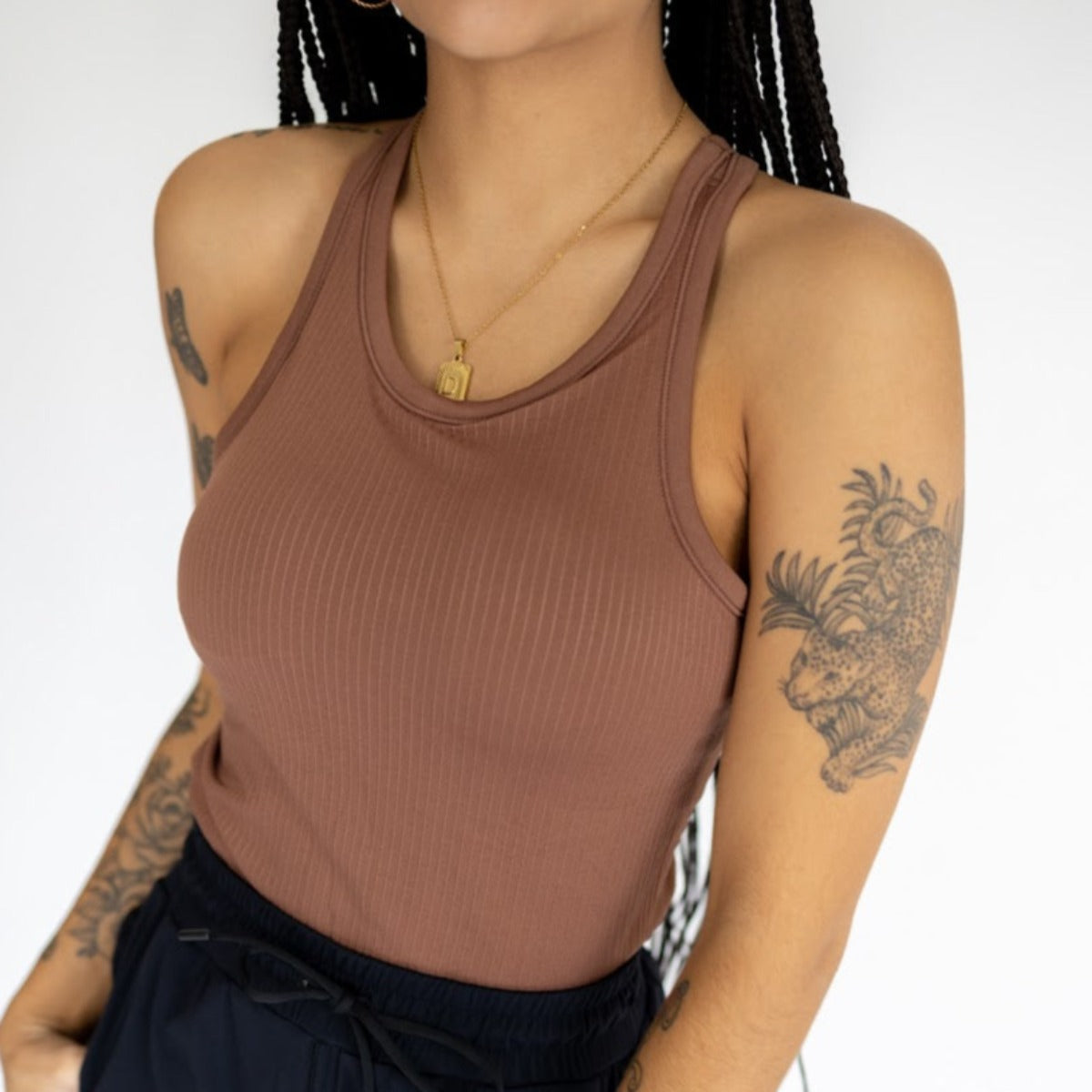 Restore Ribbed Comfort Tank w/ Built in Bra