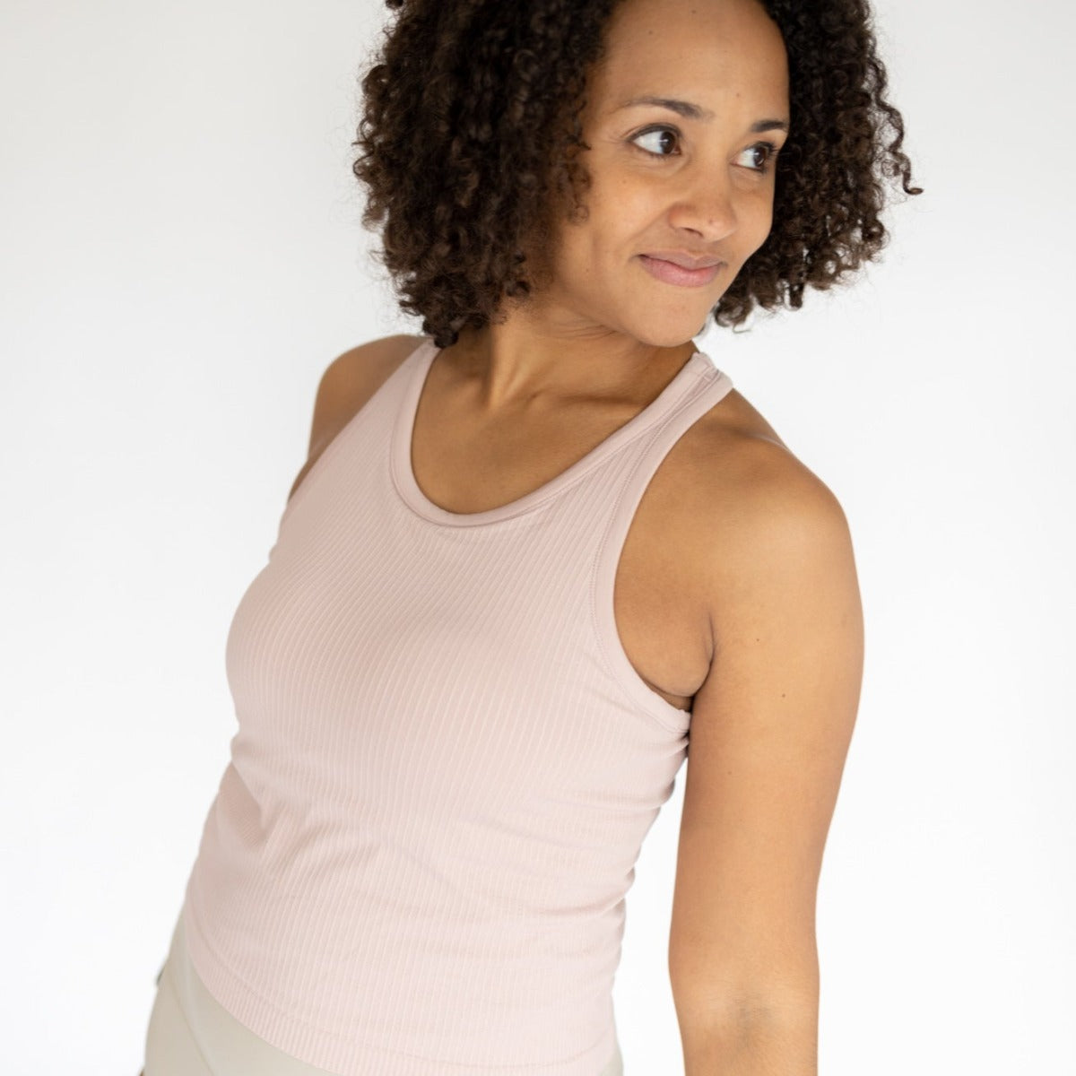 Restore Ribbed Comfort Tank w/ Built in Bra