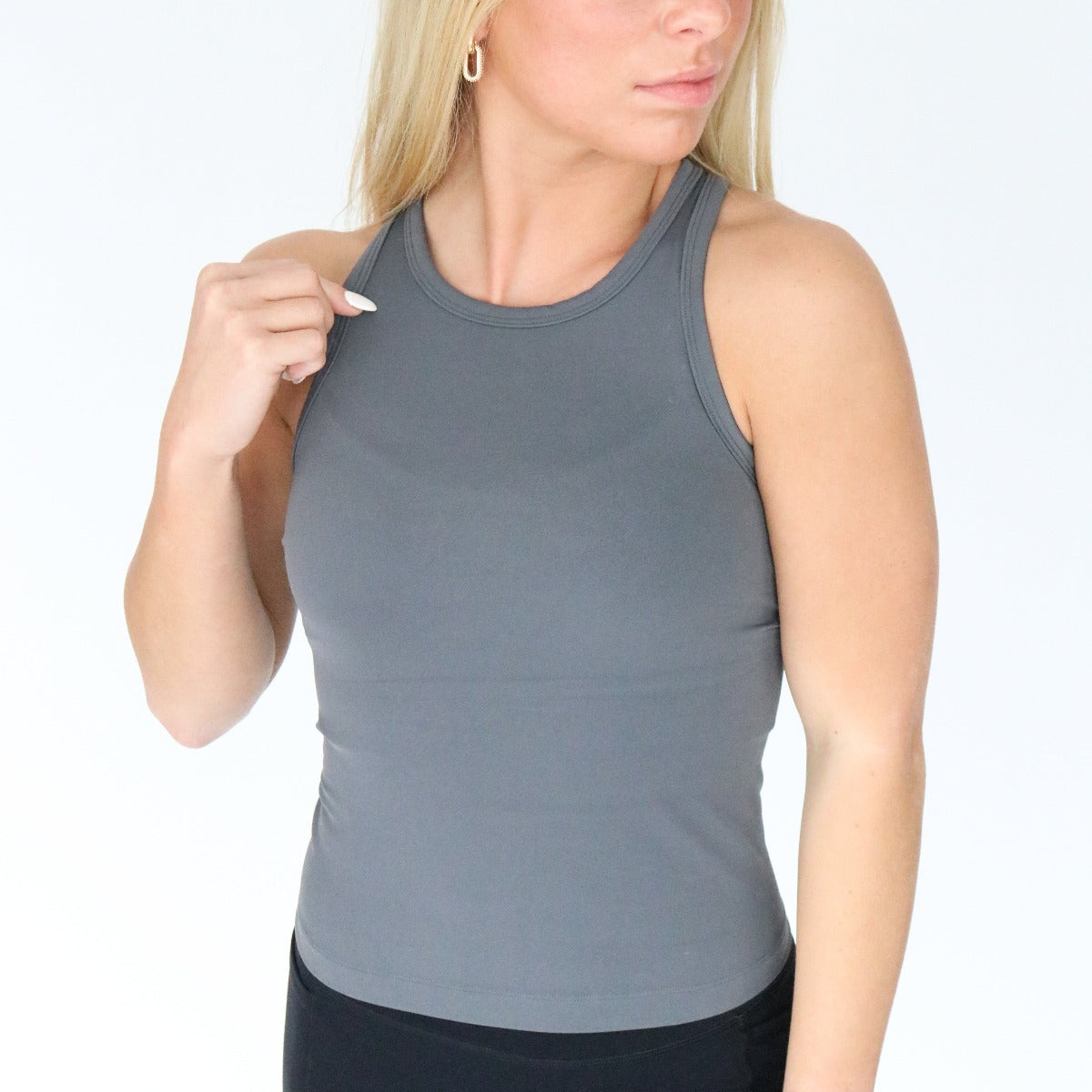Go-To Waist-Length Racerback Tank Top | SALE