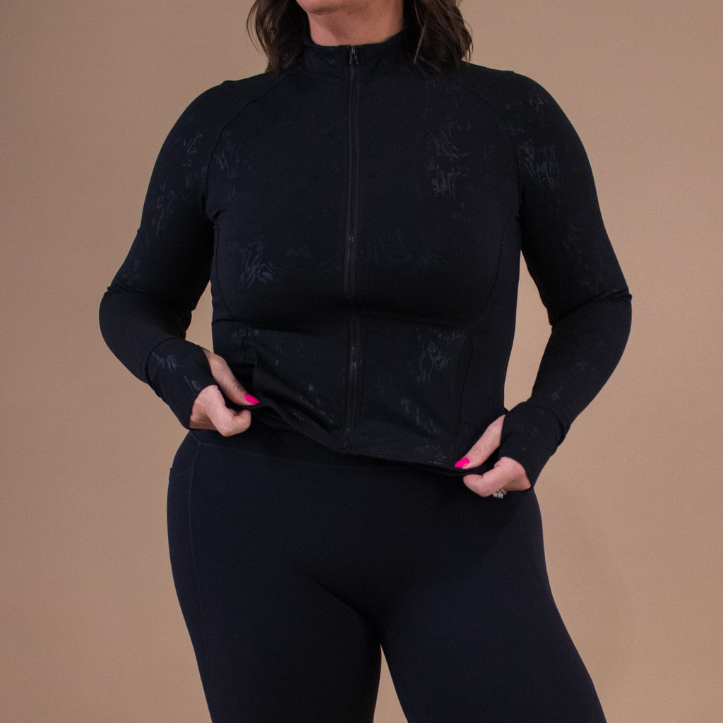 Eclipse Active Zip Up | Black | SALE