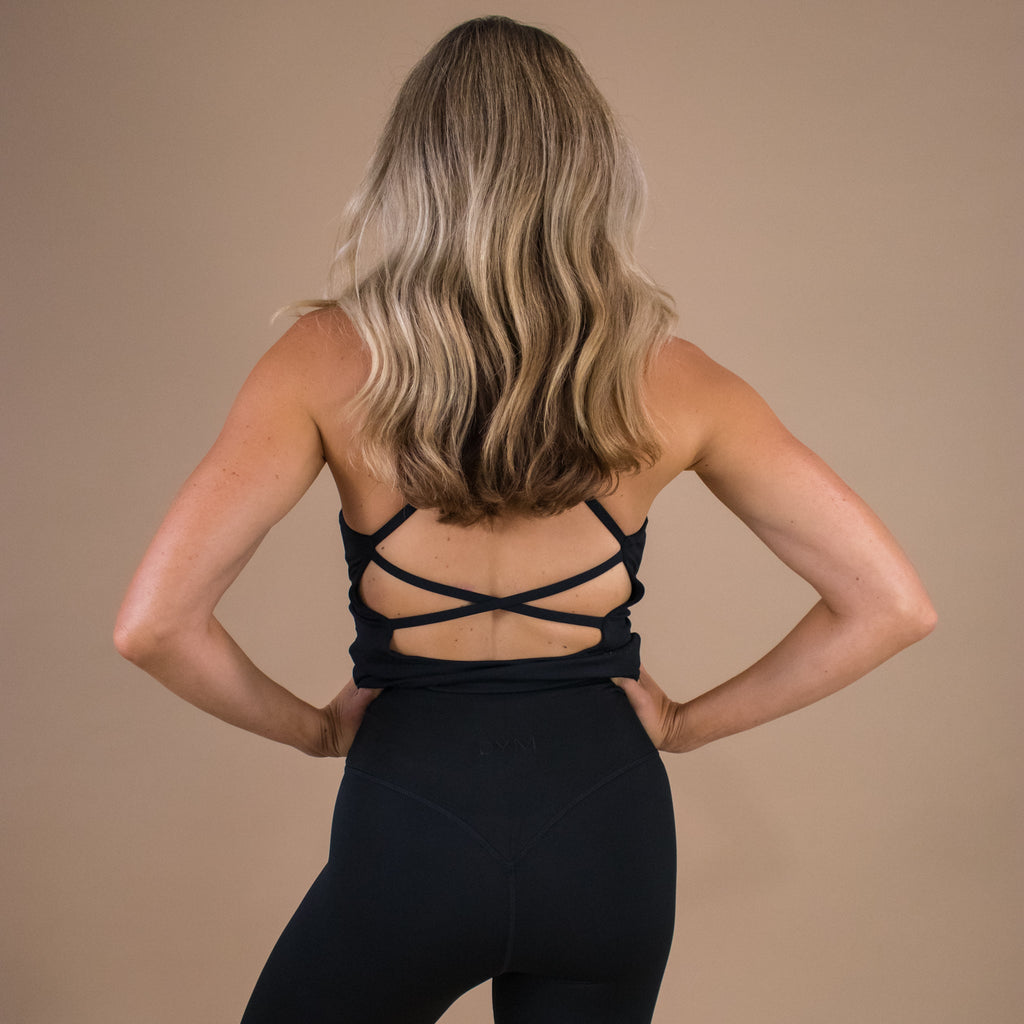 Allure Tank | Medium Support | Black