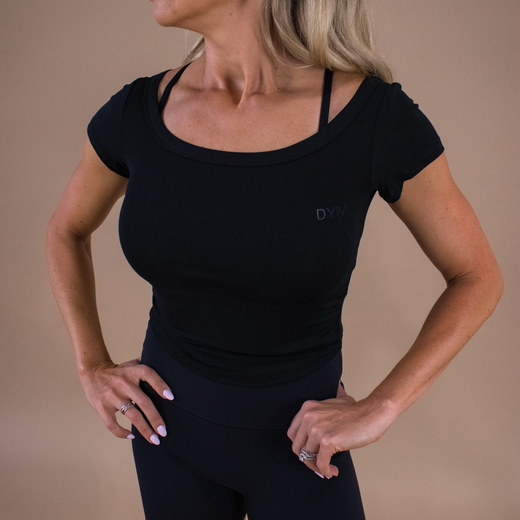 Perfectly Petite Tee | Black | SALE