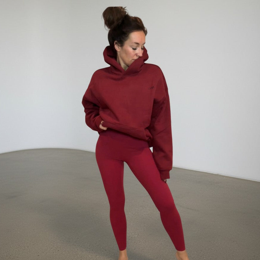 DYM COMFORT "Oversized" Pullover | Cranberry