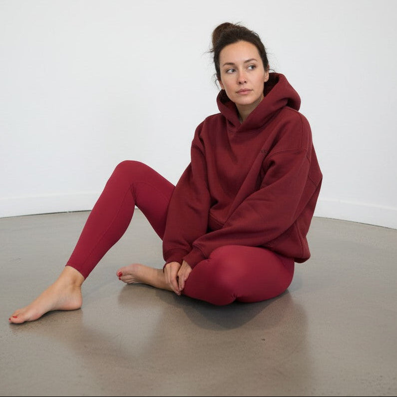 DYM COMFORT "Oversized" Pullover | Cranberry