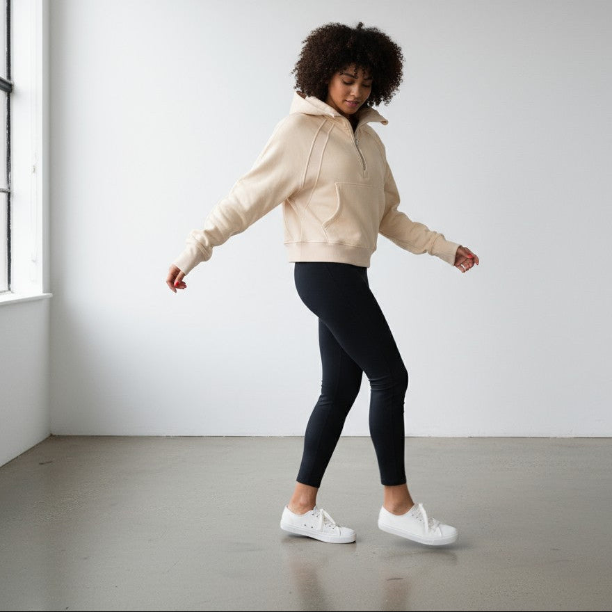 Cozy Up Funnel Neck 1/2 zip Hoodie | SALE